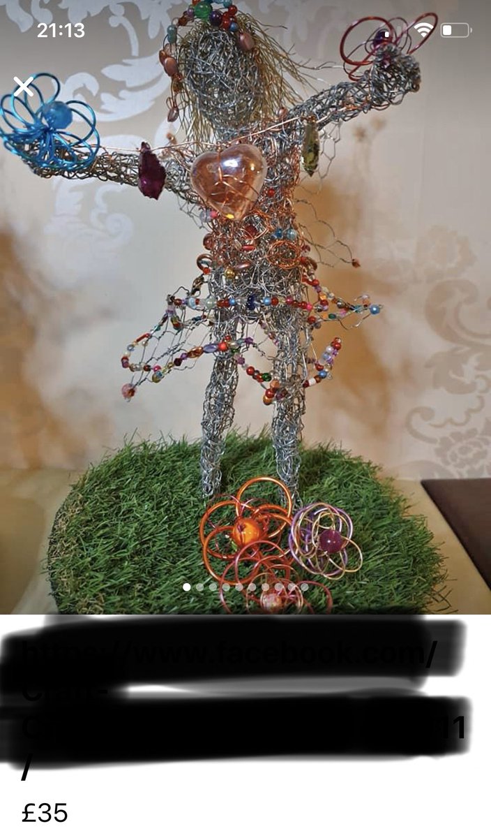 Forsellfacebook's tweet photo. The perfect Christmas gift for little ones. Each rusty wire fairy comes with a free pack of plasters #Facebooksales #facebookads https://t.co/Bt25hELiNO