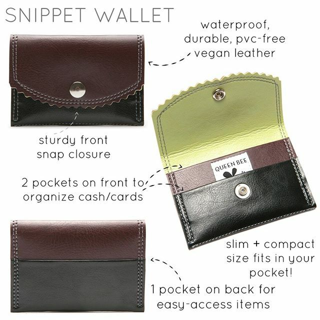 No video review for the Snippet / Snap wallets since they’re pretty straightforward — so here’s a little graphic for the beloved Snippet! It has 3 pockets total whereas the Snap wallet has the one main compartment. The Snap Wallet is also lined with our … ift.tt/2Q2JbpQ