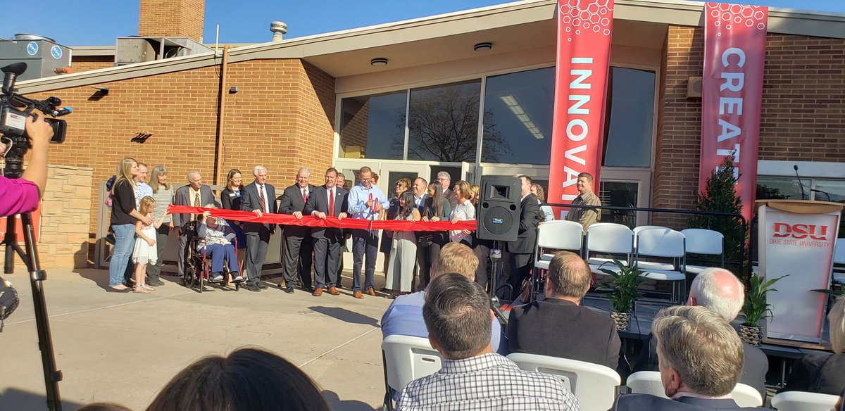 The opening of Dixie State Atwood Innovation Center