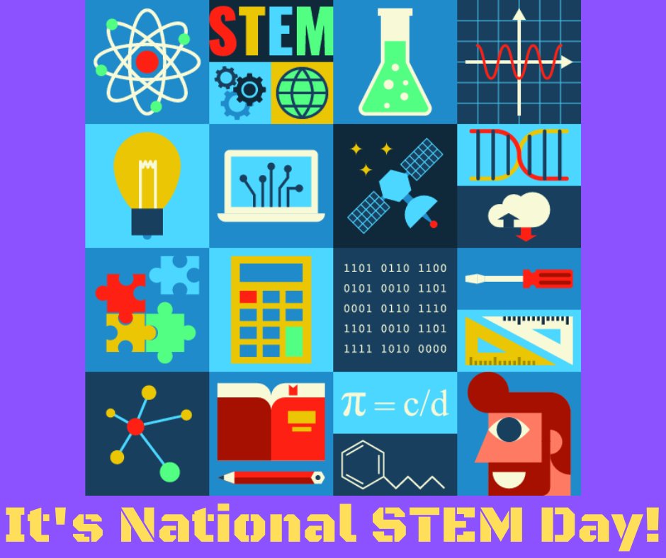 SASIArizona's tweet photo. Today is National STEM/STEAM Day! How are you celebrating? Did you know ... today's date, Nov8, makes it the perfect date to innovate! (Get it?) 🧪👨🔬👩🔬🧮
#stem #steam #steamstemday #nationalstemday https://t.co/RYM0rTAw21