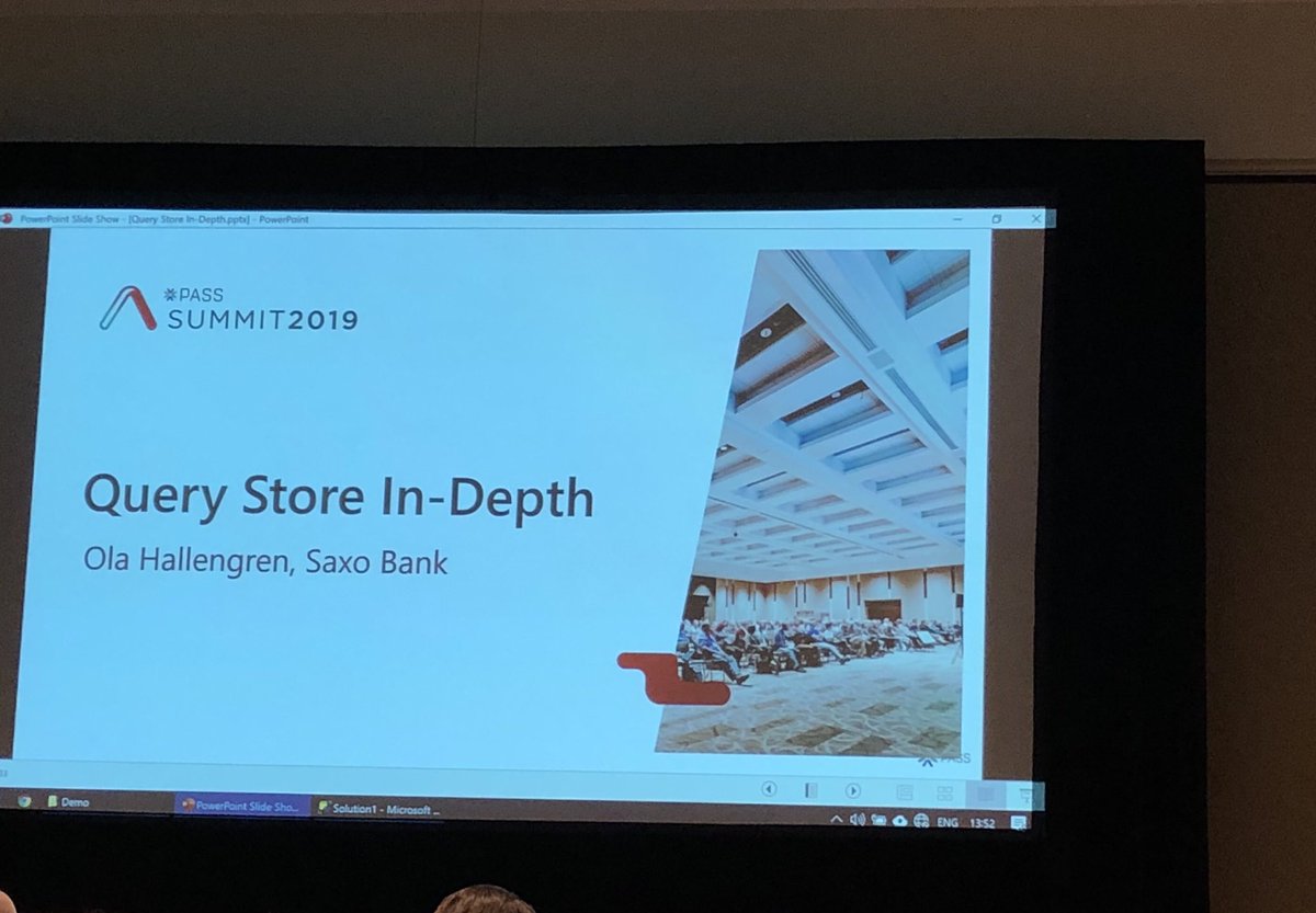 muteki1st's tweet image. I cannot wait to see THE Ola Hallengren in the flesh.  Sooo excites!  His backup scripts are legendary - and free!! Thanks for being at SQLPass!  ⁦#SQLPass #SQLSummit #SQLSummit2019