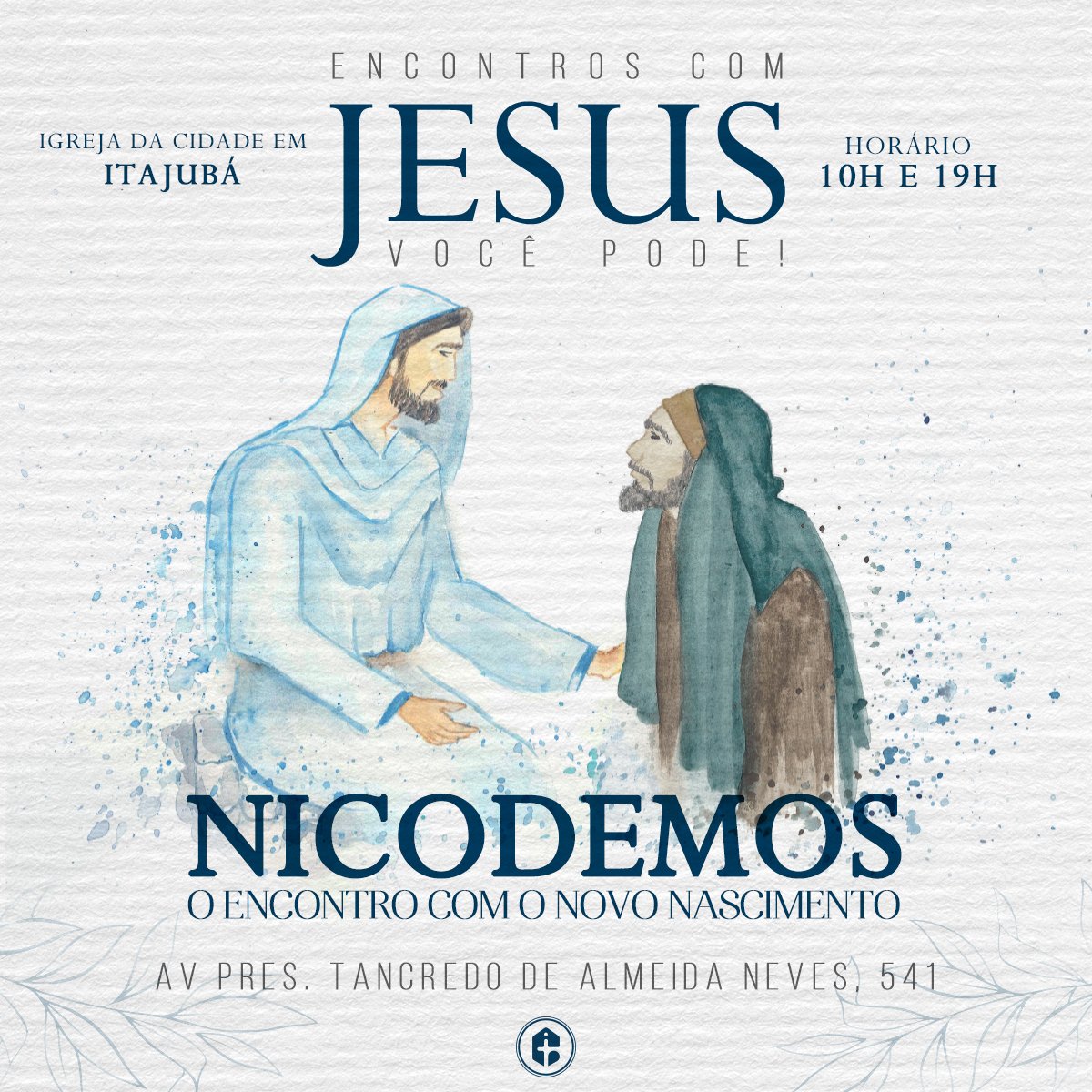 ICItajuba's tweet photo. Nesse domingo iniciamos uma nova série de mensagens, Encontros com Jesus! 
Venha com sua família para um tempo de especial! Sua vida será transformada após cada encontro!

Domingo as 10h e 19h
#Igrejadacidade
#ICUmafamiliaparapertencer
#EncontroscomJesus
#ICitajubá https://t.co/kRDwY8vBNd