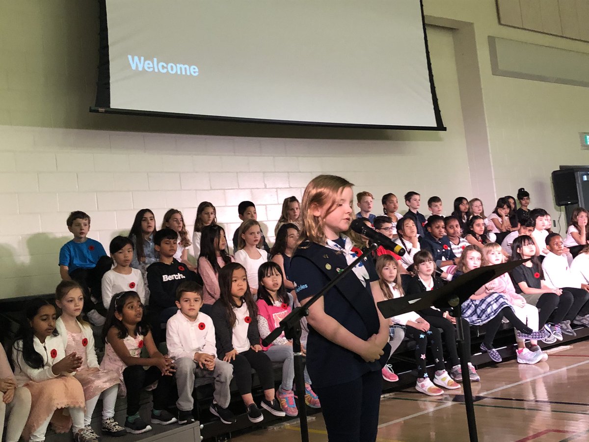 Wonderful Remembrance Day ceremony <a href="/KenTayloryycbe/">KenTaylorSchool</a> today. Thank you students and staff for the touching and impactful event. #WeRemember