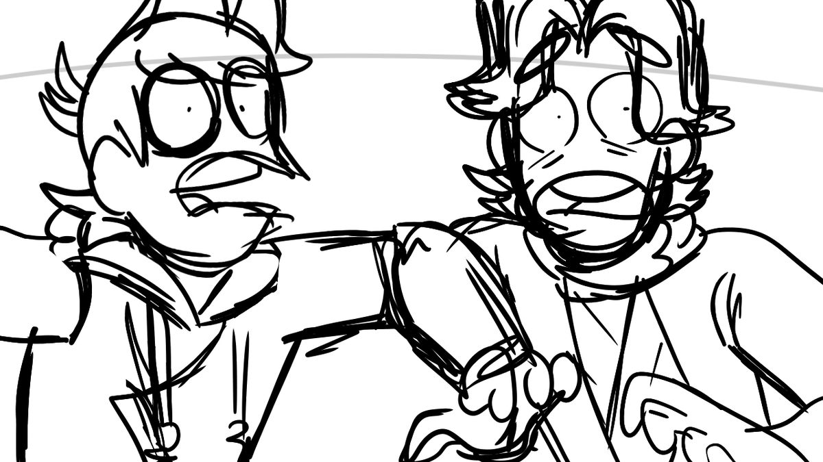 EW_Dead_Ringer's tweet photo. Happy Friday Eddheads, here’s this week’s storyboard done by the lovely @commu_backup !

Oh no, it looks like something happened 😱
#eddsworld #ewDeadRinger #paneloftheweek https://t.co/nW1K3yXhkh