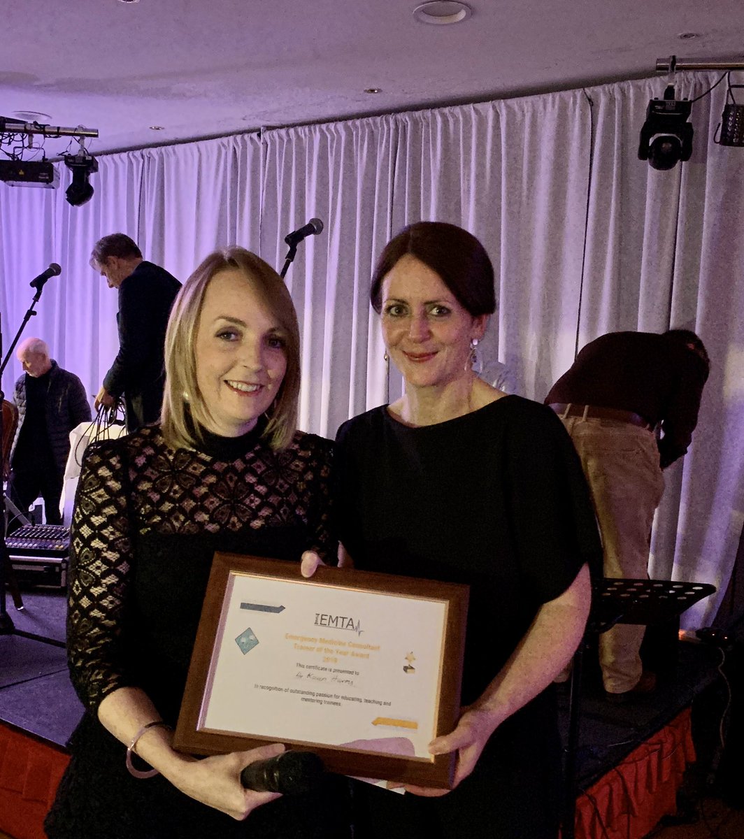 Congratulations to <a href="/kakharris/">Karen Harris</a> voted IEMTA Trainer of the Year by the <a href="/IrishEMtrainees/">IEMTA</a> #19IAEM