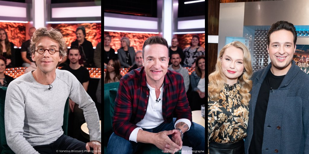 Dès 19h, prolongez votre apéro en compagnie de <a href="/fredpellerin/">Fred Pellerin</a>, <a href="/MarioTessier_/">@marioTessier</a> <a href="/Emma_Lepine_/">Emma Lépine</a> et Angelo Del Vecchio #cfblsTVA #weekend @Juliebcoco