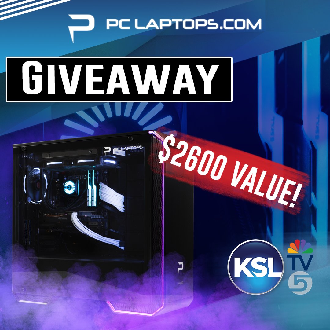 PCLaptops's tweet image. PC Laptops PC Giveaway!! We are teaming up with @ksl to give away this amazing PC valued at $2,600! 😱 To enter all you need to do is go to buff.ly/36ssWIx and follow the instructions! Good luck and We Love You!