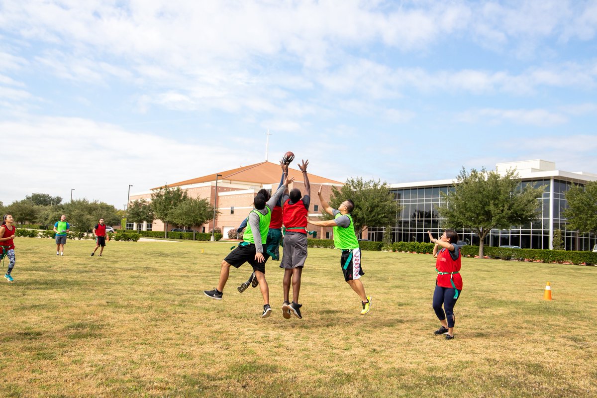 hcss's tweet photo. This month we kicked off our Annual Turkey Bowl. Eight teams are competing to be the HCSS flag football champions! We're having a ball staying active and having fun with one another. #healthandwellness #insidehcss #football https://t.co/piFKJ5V39f