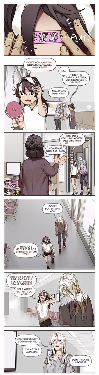 #AmongstUsComic 27. (1 of 2)
what blackbird doesn't know is she's already killing veloce just by existing : )

This is my webcomic! Read it at:
? https://t.co/JeCwGzWPzp

or on Webtoons:
? https://t.co/KZMJysNHca 