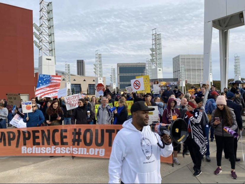 So @realDonaldTrump brought Black Voices for Trump to the #5thDistrict, so we brought the real citizens of Atlanta with questions for the President. #GoodTrouble