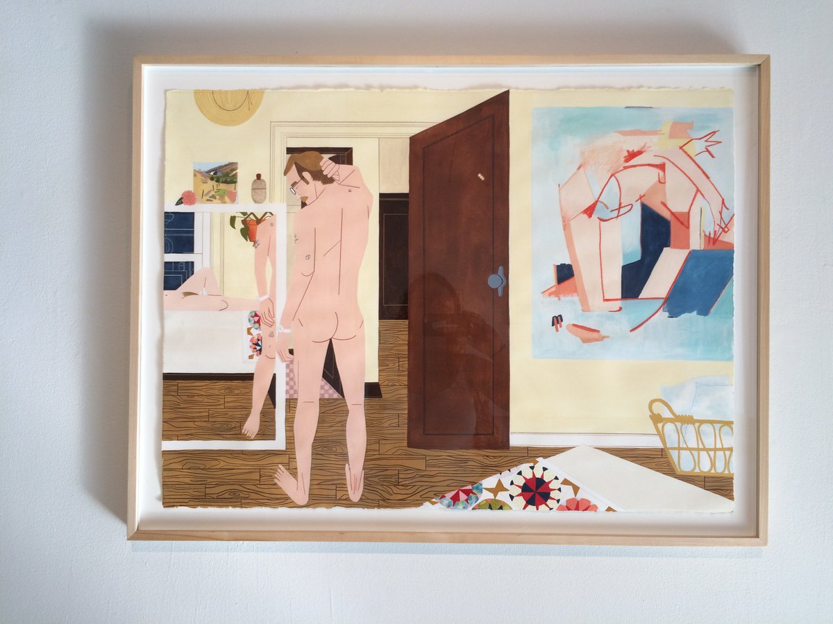 CC/AA Out and About at Nancy Margolis Gallery in New York, seeing amazing work by Kelly Bjork. Image: Cleansing, 2019, gouache, acrylic, wax pastel, and pencil on paper. 

#ccaaoutandabout #nancymargolisgallery #kellybjork #painting #drawing #nycart #ccaa