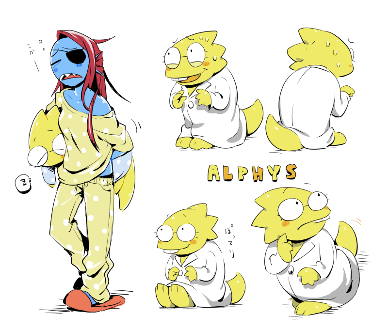 Картинки альфис из андертейл