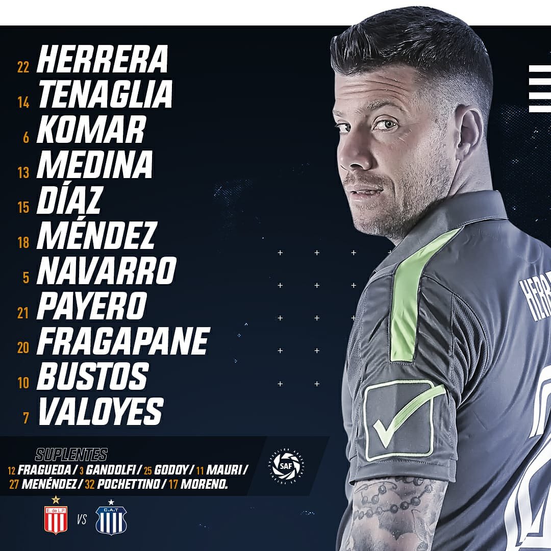 ElDiarioLaT's tweet photo. #JuegaTalleres| Asi sale a la cancha el #albiazul para enfrentar a @EdelpOficial en el inicio de la fecha 13 de la #superligaquilmesclásica🏆 https://t.co/FyTdEvhr80