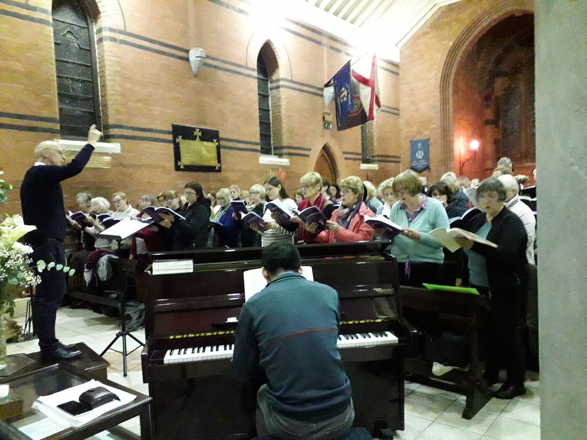 #CarlowChoralSociety
#ClassicalConcerts
#PeterMcVerryTrust
Carlow Choral Society and London Dockland Singers rehearsing together in All Saints Church  Phibsboro in for tomorrow evening's concert in Christ Church Cathedral. Promises to be a wonderful evening of classical music.