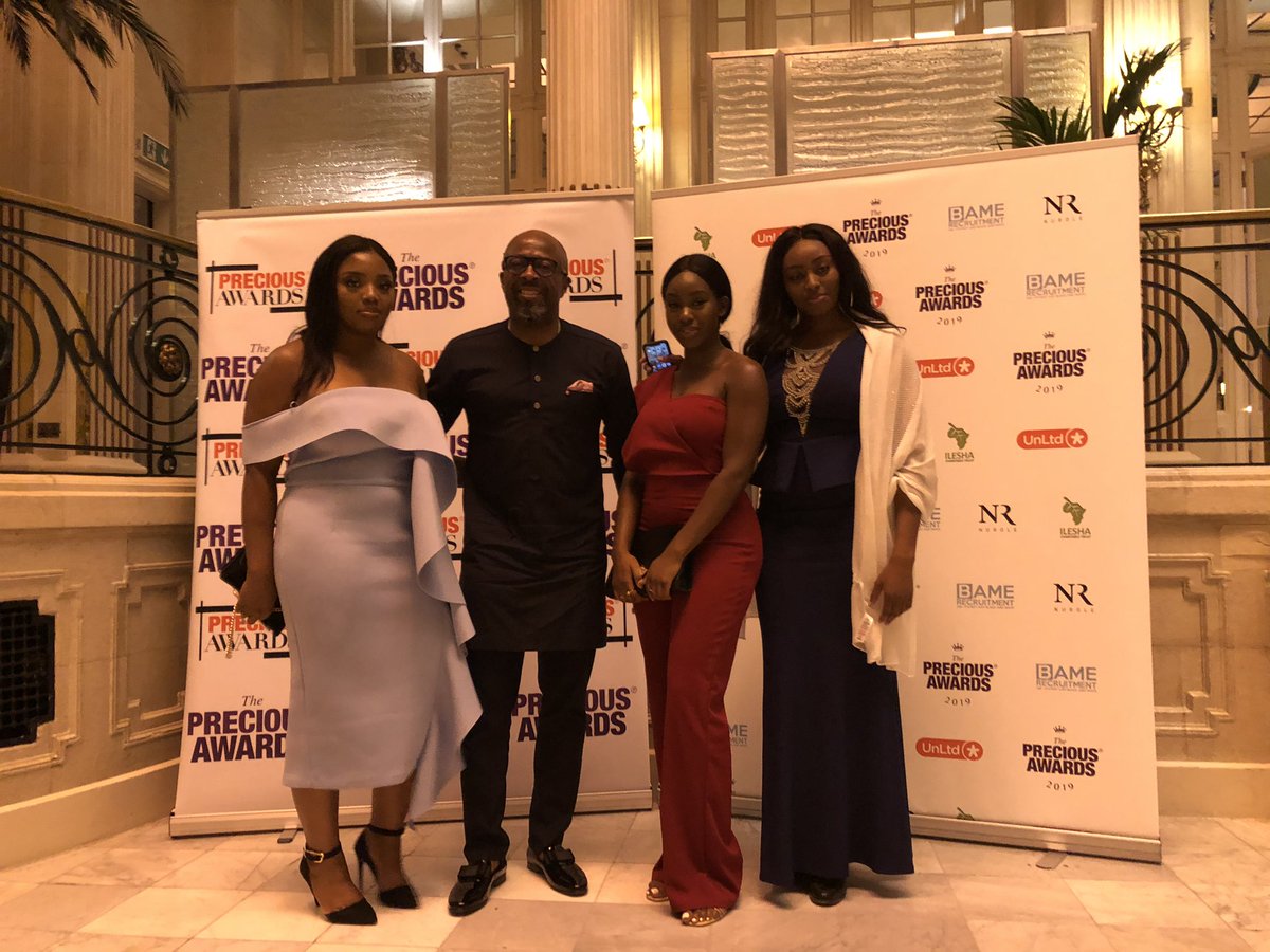 Great to celebrate black female excellence at the <a href="/PRECIOUS_Awards/">The PRECIOUS Awards</a> with 3 of my mentees <a href="/esie_xo/">❤️</a> <a href="/peaceimman_/">peace</a> <a href="/EstherJimJim/">E</a> #PreciousAwards19