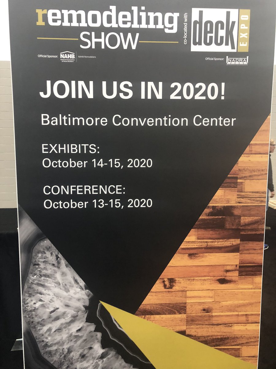 National Association Of The Remodeling Industry On Twitter Fantastic Remodeling Deck Show That S A Wrap Louisville Thank You Members And Industrypartners See You In Baltimore 2020 Remodelingdoneright Remodelingdeck19 Https T Co Ymhxt9ooeq