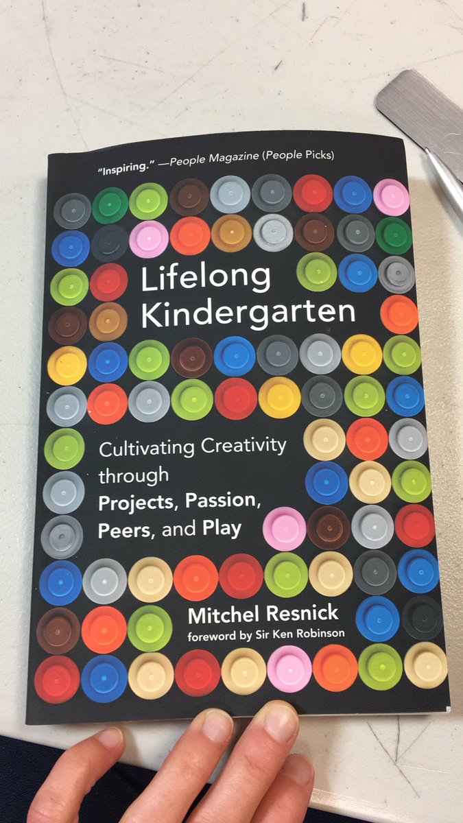 shawnalongo's tweet photo. A โbreak from workโ is the perfect time to start a new book! #teachcreativity #artsed #musiced #lifelongkindergarten #pd #lifelonglearner https://t.co/WxncLCkdPb