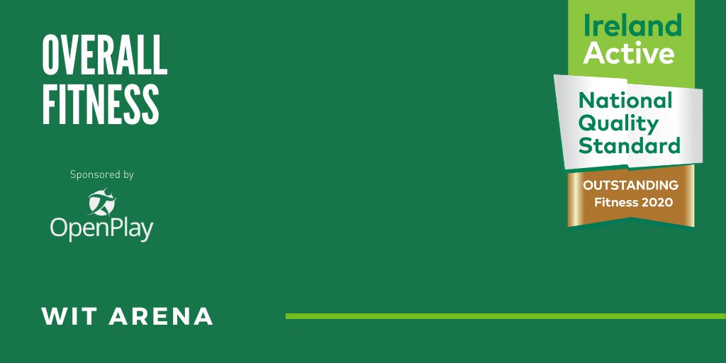 irelandactive's tweet image. Congratulations to the Overall Fitness Award winners, and for the third year in a row @ArenaWit 🏆🏋️‍♀️ Kindly Sponsored by @openplay #NQSA #Fitness #Awards