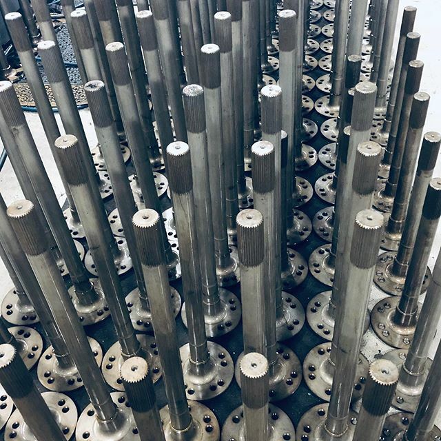 RaceStrange's tweet photo. A few Strange axles in process- excited to see the night shift 😃 #racestrange #strangeengineering #strangeaxles https://t.co/JUbjTDKs9F https://t.co/9H07ZOFnAy