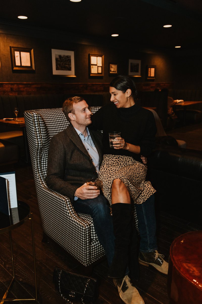 Just a normal Friday night over here 🥂 JK. Trevor’s on call and Zain and I are eating tacos. However, we did have the best date night at the opening of @walkerslouisvile and @jockeysilksbourbonbar at @galthousehotel last night! Photo courtesy of the kind @avistoria 📸 #ad