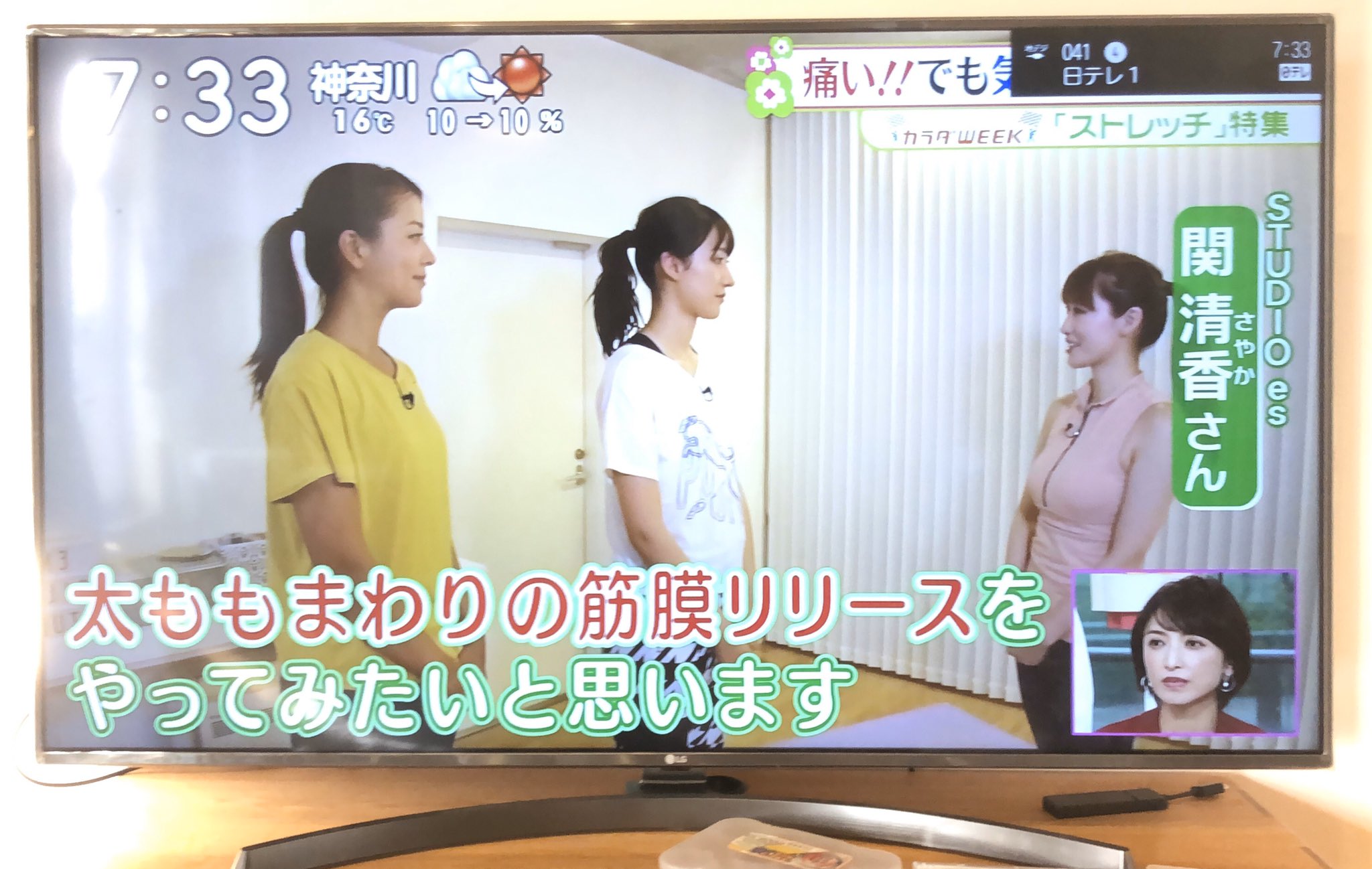 川波 佑吉 関さん Studioes731 ズムサタご出演 ややsっ気を感じる指導の筋膜リリース しっかり効いててレポーターの二人とも前屈が伸びていてニッコリ 指導中も姿勢が綺麗な関さん テレビで見ても素敵 T Co 0cyqtf9mci Twitter