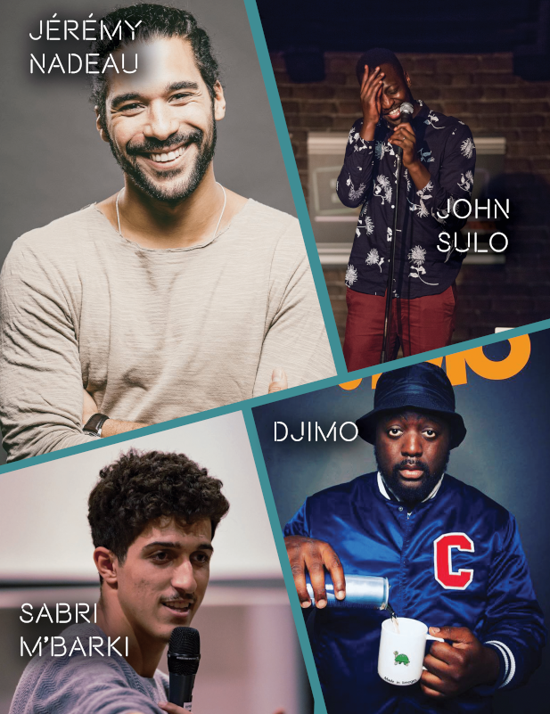 BdA_CS's tweet image. 🎤MERCREDI 27 NOVEMBRE - 20h 🎤

Envie de rire ? Nous aurons le plaisir d&apos;accueillir des humoristes tordants et plein de talent : Jérémy Nadeau, Djimo, John Sulo et Sabri M&apos;Barki !
#Apartés2019