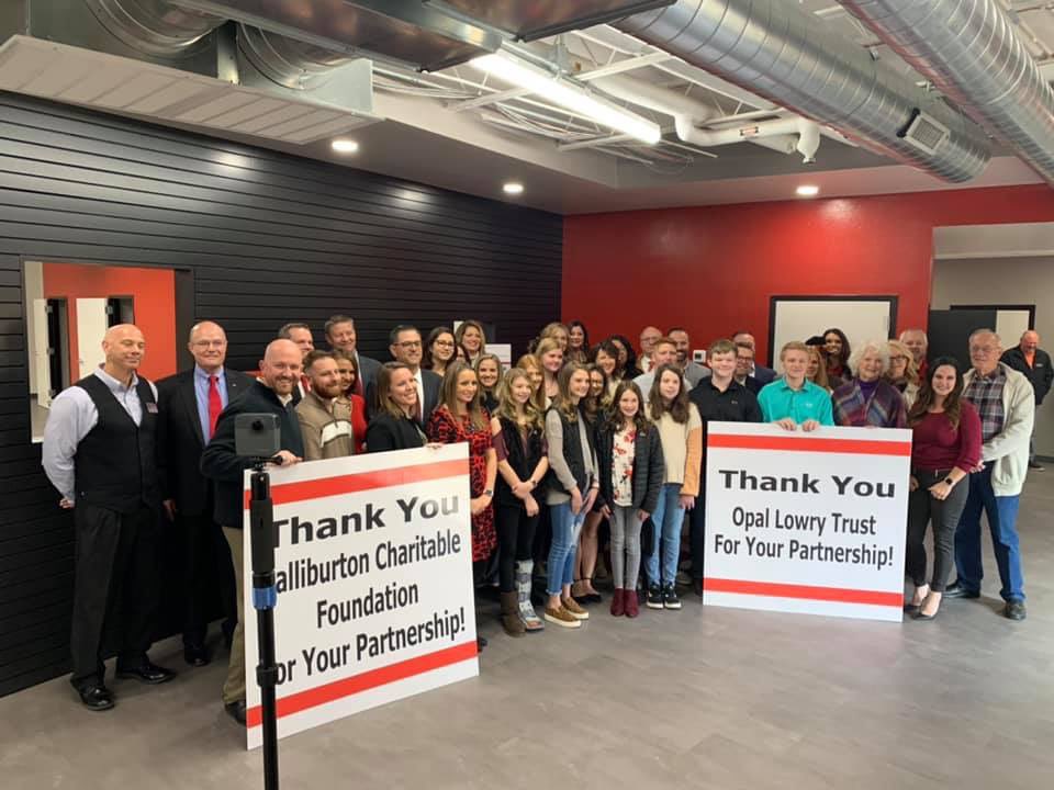 Thank you to the Halliburton Charitable Foundation and the Opal Lowry Trust for your contribution to the new STEAM Innovation Hub! #duncanproud <a href="/Halliburton/">Halliburton</a>
