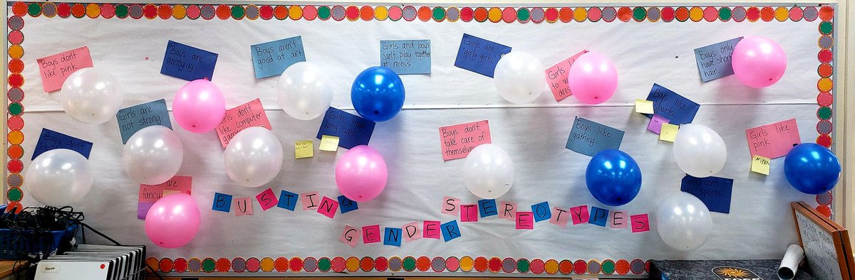 We're hard at work busting gender stereotypes! #cplearns