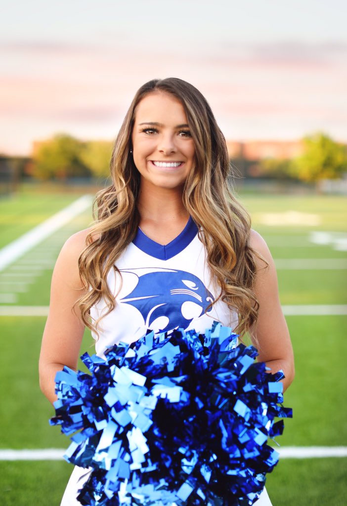 Senior spotlight🎓Grace has cheered for 10 years &amp; her favorite memory is placing 3rd in state 📣She is a varsity captain and 3 time All-American. Grace plans on attending Texas A&amp;M &amp; majoring in Biomedical Science 🧬 We are so proud of you Grace &amp; blessed to call you a Bobcat💙