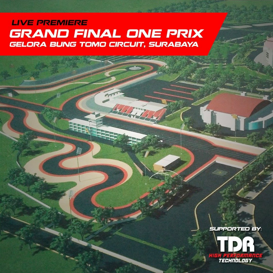 TDR Racing International (@tdr_racing) on Twitter photo Watch the Grand Final <a href="/oneprixid/">Oneprix Motorsport</a> 2019 at Gelora Bung Tomo Circuit, Surabaya.
- QTT on Saturday, 9 Nov
- RACE on Sunday, 10 Nov
.
Both event will be broadcast LIVE! on <a href="/tvOneNews/">tvOnenews</a> Channel at 1pm.
.
This event supported by <a href="/TDR_RACING/">TDR Racing International</a> as a support for motor racing in Indonesia. Watch the Grand Final <a href="/oneprixid/">Oneprix Motorsport</a> 2019 at Gelora Bung Tomo Circuit, Surabaya.
- QTT on Saturday, 9 Nov
- RACE on Sunday, 10 Nov
.
Both event will be broadcast LIVE! on <a href="/tvOneNews/">tvOnenews</a> Channel at 1pm.
.
This event supported by <a href="/TDR_RACING/">TDR Racing International</a> as a support for motor racing in Indonesia.