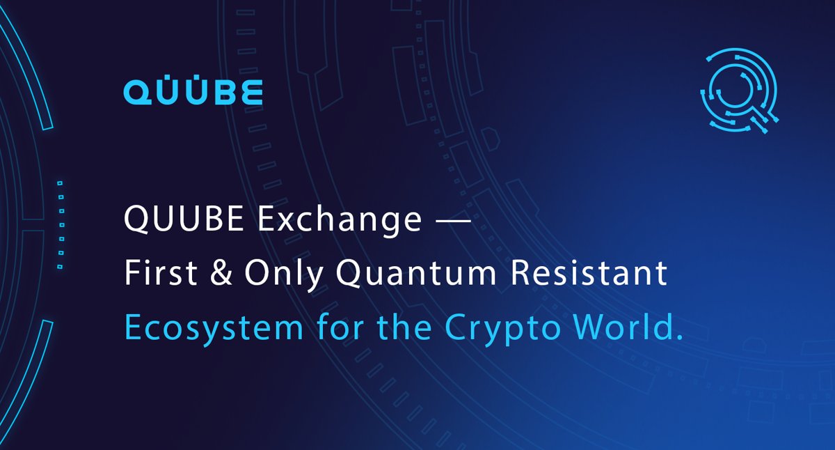 QUUBE Exchange platform is an accelerator for the entire package of services and facilitates procedures of launching, listing and promotion.
 #QUUBE #Social #trading #blockchain #crypto #cryptotrading
 quube.exchange