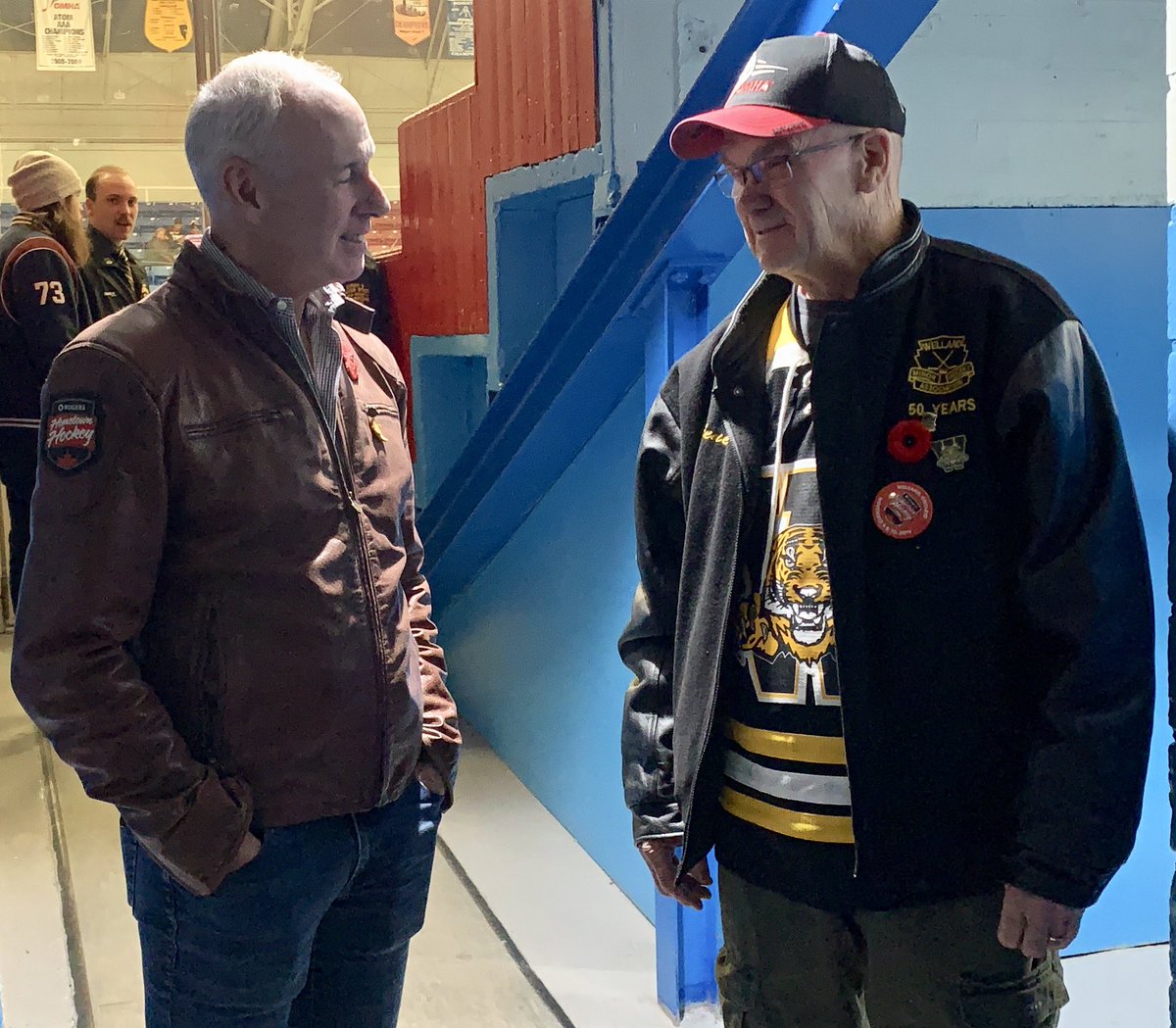 Welland Minor Hockey Association (@welland_hockey) on Twitter photo Gene has been our equipment manager and involved in our association for around 50 years. When we told Gene’s story to Ron, he immediately wanted to meet him. It became a special moment for all of us. Two Hockey Legends. @hometownhockey_ @RonMacLeanHTH <a href="/TaraSlone/">Tara Slone</a> <a href="/Welland/">City of Welland</a> Gene has been our equipment manager and involved in our association for around 50 years. When we told Gene’s story to Ron, he immediately wanted to meet him. It became a special moment for all of us. Two Hockey Legends. @hometownhockey_ @RonMacLeanHTH <a href="/TaraSlone/">Tara Slone</a> <a href="/Welland/">City of Welland</a>