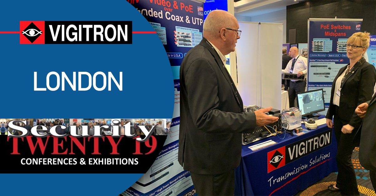 VigitronInc's tweet image. We had a great time at the Security Twenty 19 Roadshow in 𝗟𝗼𝗻𝗱𝗼𝗻. Thanks for hosting @SECURITYTWENTY. It was a pleasure to share our latest networking products for security application! 🔒📹

#transmissionsolutions #networksolutions #securitysolutions