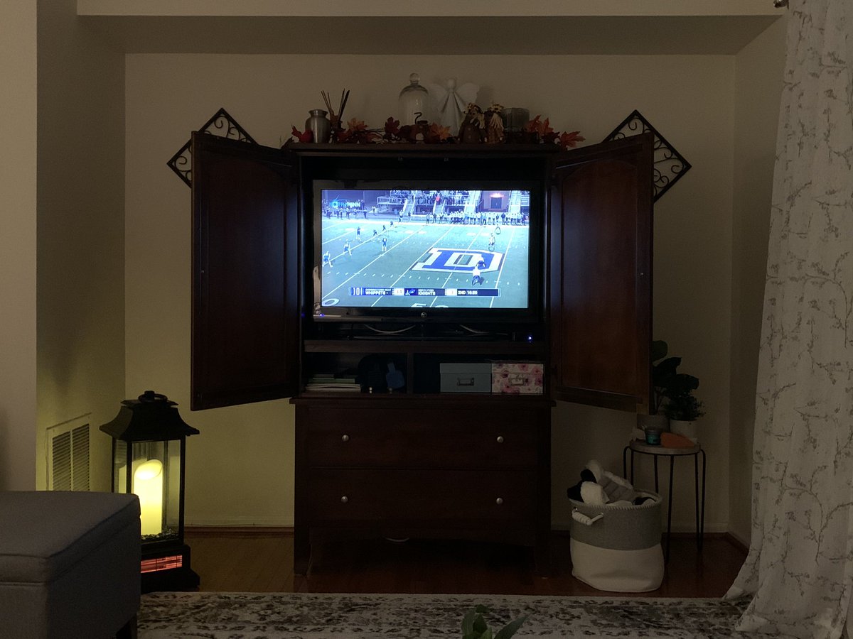 Can’t be at the <a href="/Whippetfootball/">Whippet Football</a> game tonight, so we’re catching the livestream and disturbing the neighbors with our cheering. Go WEST!