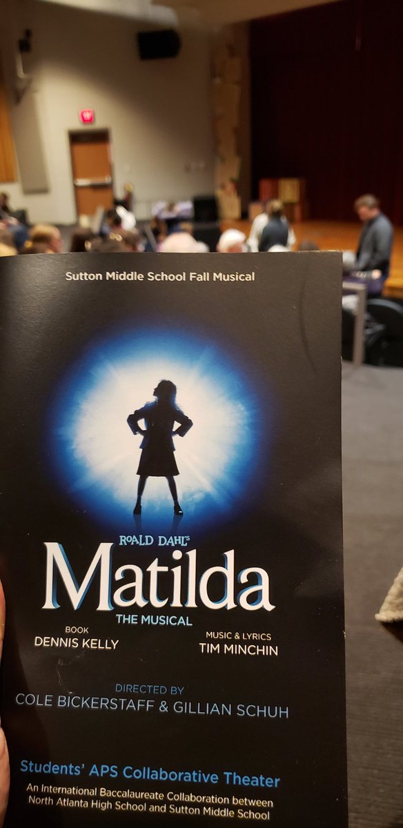 Congratulations Sutton Cougars for your hard work on Matilda!!!! You guys are great. #suttonmiddleschool #apsarted #atlantapublicschool #apsupdate #theaterArts @suttonvisualart @SuttonPTA @apsupdate @APSArts