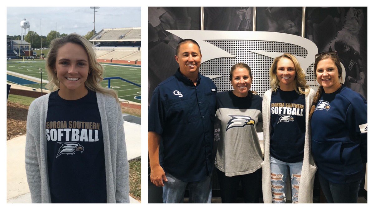 APGoldLocke's tweet photo. ***COMMITMENT ALERT***

#GoGold We are extremely PROUD to announce that our #3 Emma Strickland will be continuing her athletic and academic career at @GSAthletics_SB Thank you to everyone who has supported her throughout this process @deanofsoftball5 @CoachBrock7 @dprice377 https://t.co/6GLJC964Id