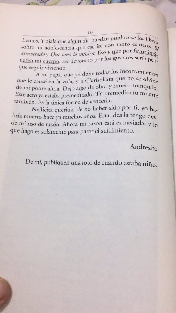 _laproblematica's tweet image. carta de suicidio de Andrés Caicedo a su madre.1975