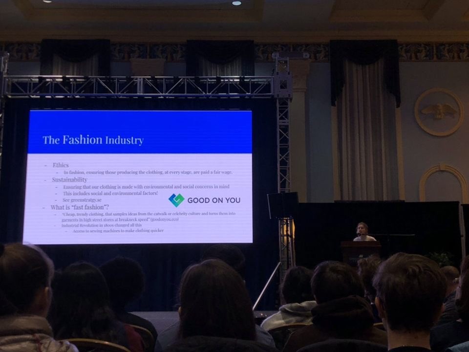 Our Junior Fellows (undergraduate research assistants) have an incredibly diverse set of research interests. Tonight, Kelly Hazzard presents on the ethics of #fastfashion at the <a href="/IJM_CNU/">IJM at CNU</a> fair trade fashion show #SpeakUp