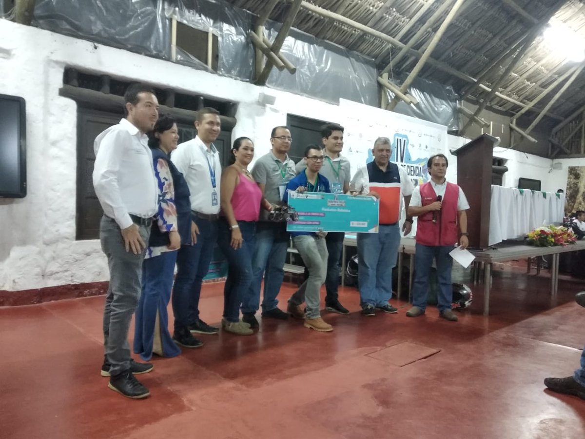 Tripleta de premios en la #hackathon2019 del IV Encuentro de Ciencia Tecnología e Innovación de <a href="/GobMeta/">Gobernación del Meta</a> y <a href="/Redimerum/">Investigadores Meta</a>, #Robotica 1er puesto #Renovatio, 2do puesto #Gaia y en #programacion 1er puesto insisoft, todos semilleros de la <a href="/unadzao/">Unadzao - Zona Amazonia Orinoquia.</a> con <a href="/figueredo_john/">John Figueredo</a>