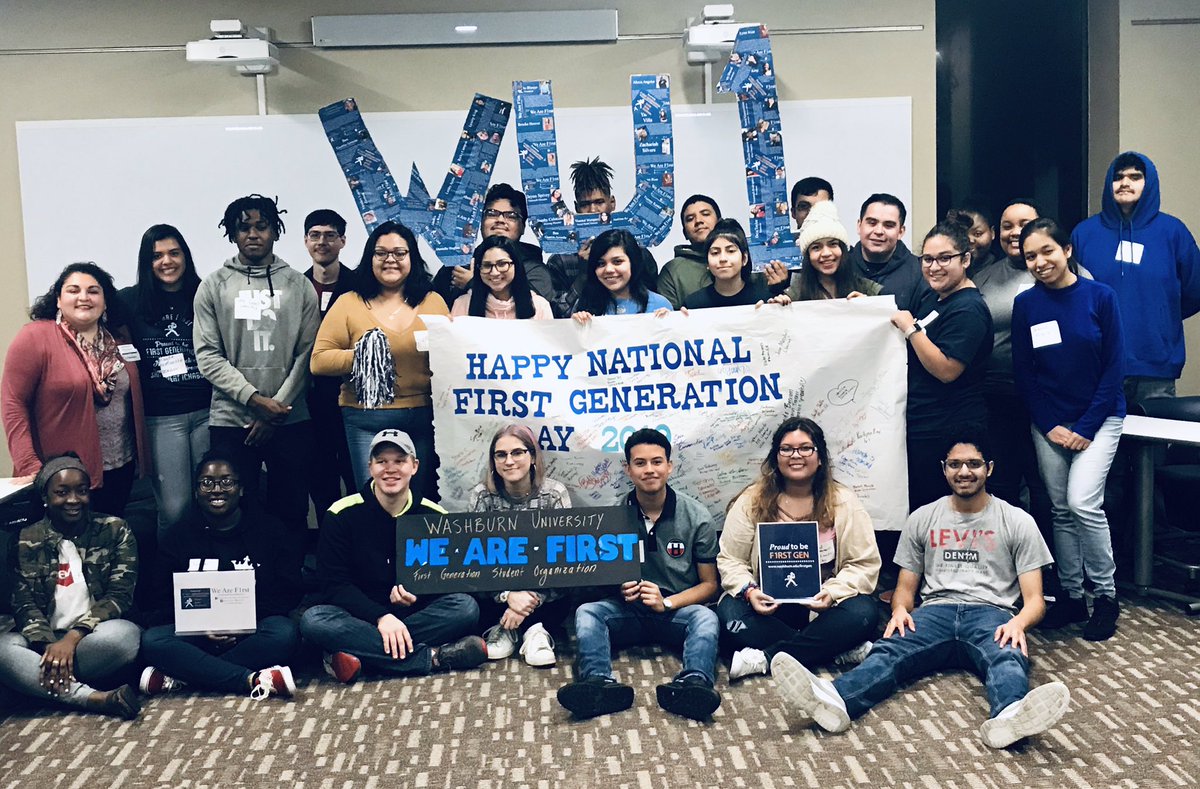 WeAreF1rst's tweet image. Thank you to everyone that made our First Generation celebration a success! Let’s continue celebrating, supporting each other and collaborating all year. We are all Washburn and it’s a great day to be an Ichabod 🎩
#WeAreFirst
#WUFirstGen
#DedicatedEducatedFearless