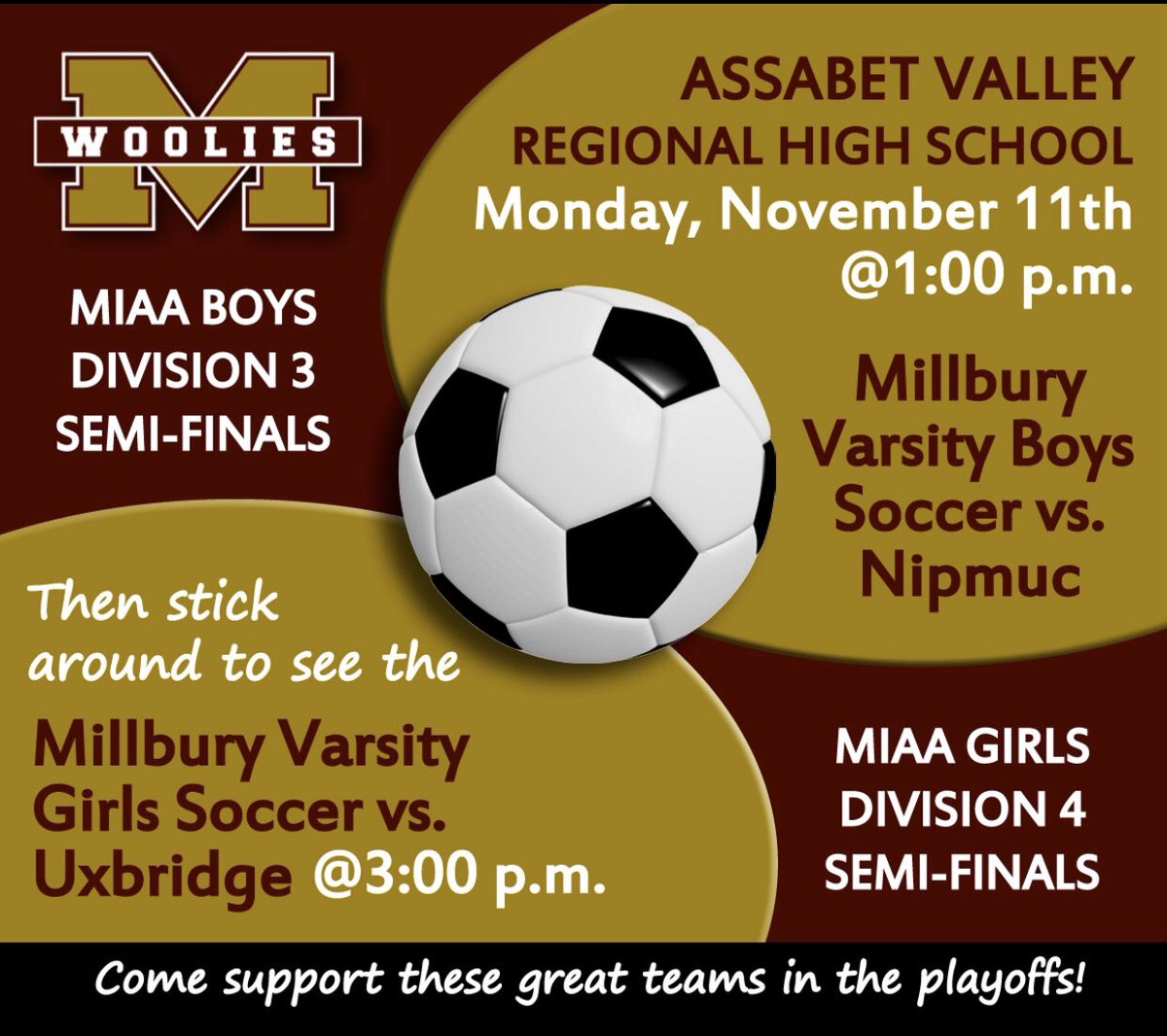 Come support Boys &amp; Girls Soccer Teams!⚽️⚽️