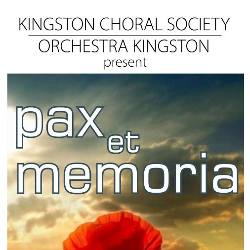 Tickets are going fast but will be available at the door for tomorrow evening's "Pax et Memoria: Music of Remembrance and Reflection" at the Spire. This moving collaboration with <a href="/OrchKingston/">Orchestra Kingston</a> is not to be missed. #YGK #RemembranceDay