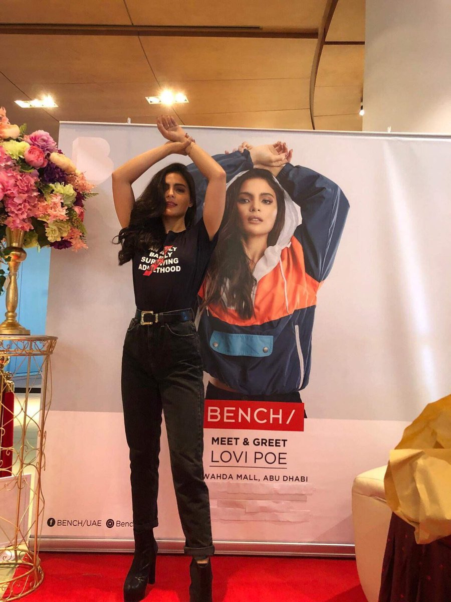 Lovi you so much, Dubai! 🇦🇪 ❤️️ Follow this thread for all the gorg looks @lovipoe copped on her Dubai visit and the warm welcome from our kabayans. SHUKRAN, everyone 🙏 Now to shop ➡ @bench_uae ⬅