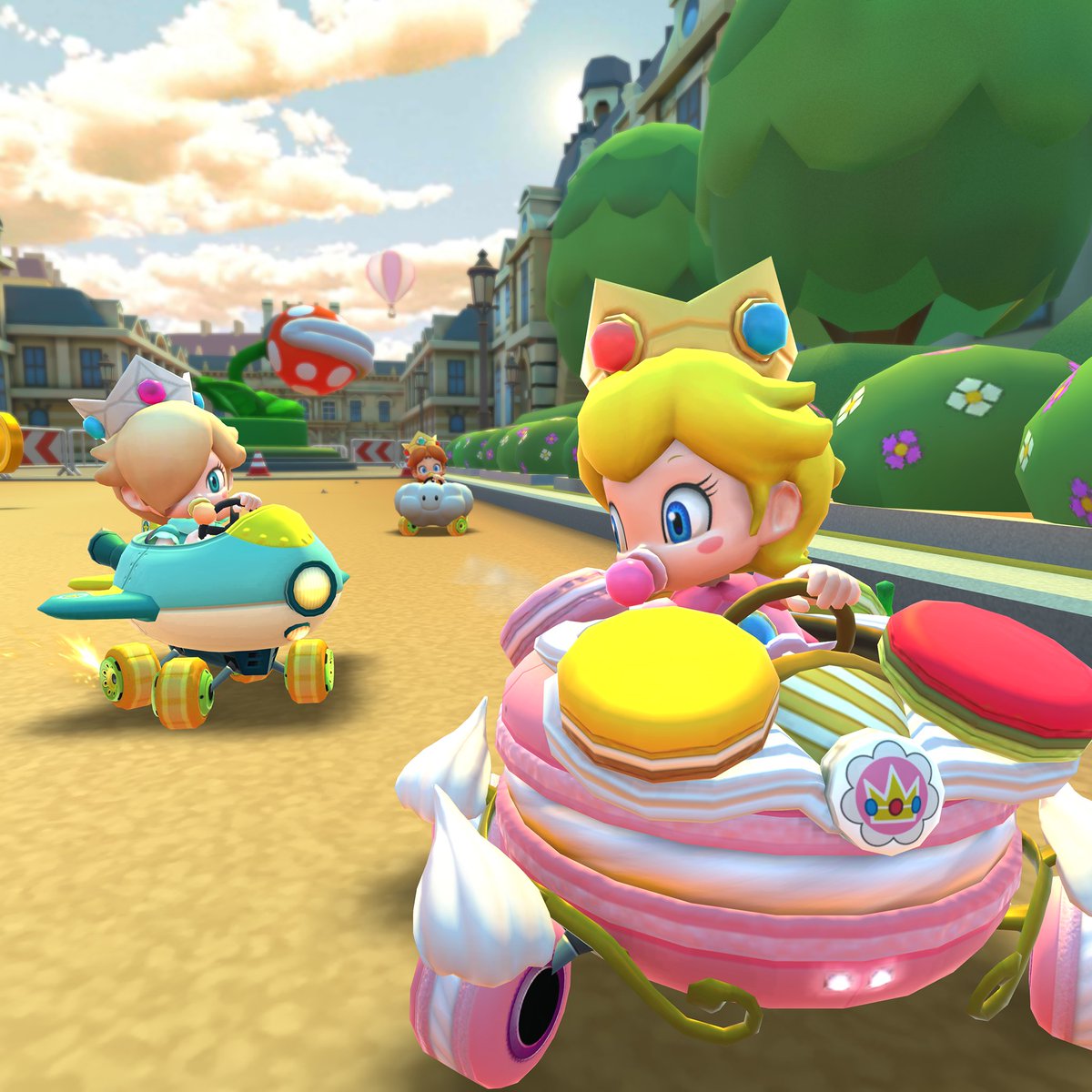 マリオカート ツアー そろそろパリツアーも後半戦 新しいツアーチャレンジが追加されるぞ コンプリートのカギは をかぶったキャラ マリオカートツアー