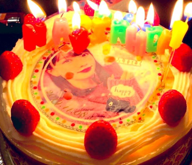 愛梨ちゃんの誕生日会で特注ケーキ作りました🥺💕💕#山本愛梨生誕祭2019 