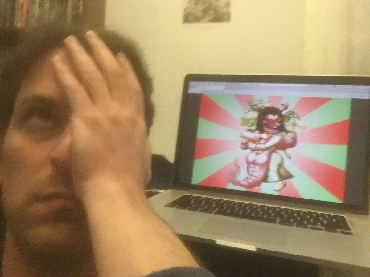 Me facepalming next to a particular scene in Homestuck A6A6I5.