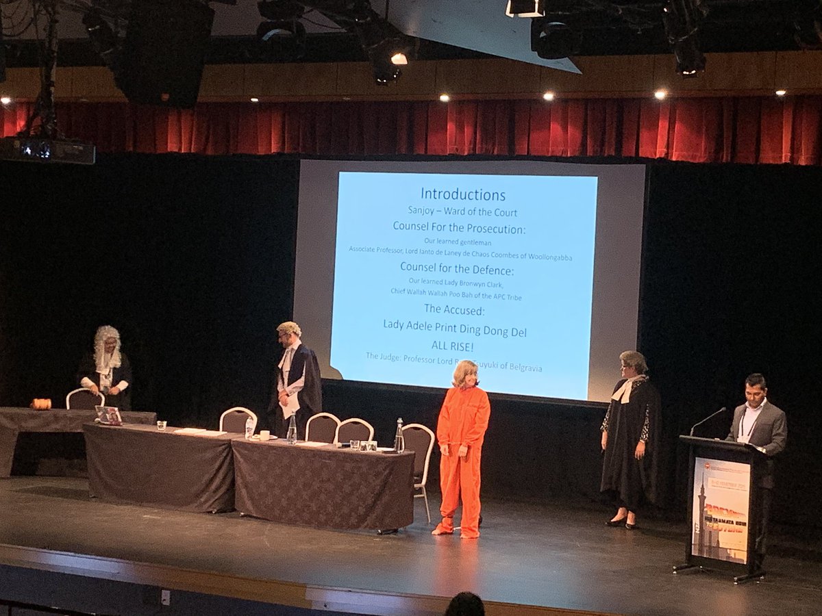 An amazing way to top off a brilliant <a href="/NZHPAconf19/">NZHPAconf19</a> day 2 - a creative “panel discussion” on advanced pharmacist practice <a href="/adeleprint1/">Adele Print</a> <a href="/iantofullpelt64/">Ian Coombes</a> <a href="/Ross_Tsuyuki/">Ross Tsuyuki, BSc(Pharm), PharmD, MSc, FACC, FCAHS</a> <a href="/SanjoyNAND/">Sanjoy NAND</a> <a href="/Bronslemans/">Bronwyn Clark (she/her)</a> - who says pharmacists can’t act ? #morethancountingpills