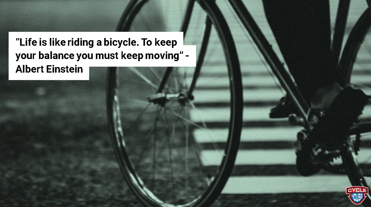 CycleHouseSA's tweet image. “Life is like riding a bicycle. To keep your balance you must keep moving” - Albert Einstein

cyclehouse.co.za

@CycleHouseSA 

#Quote #Balance #Cycling #Motivation