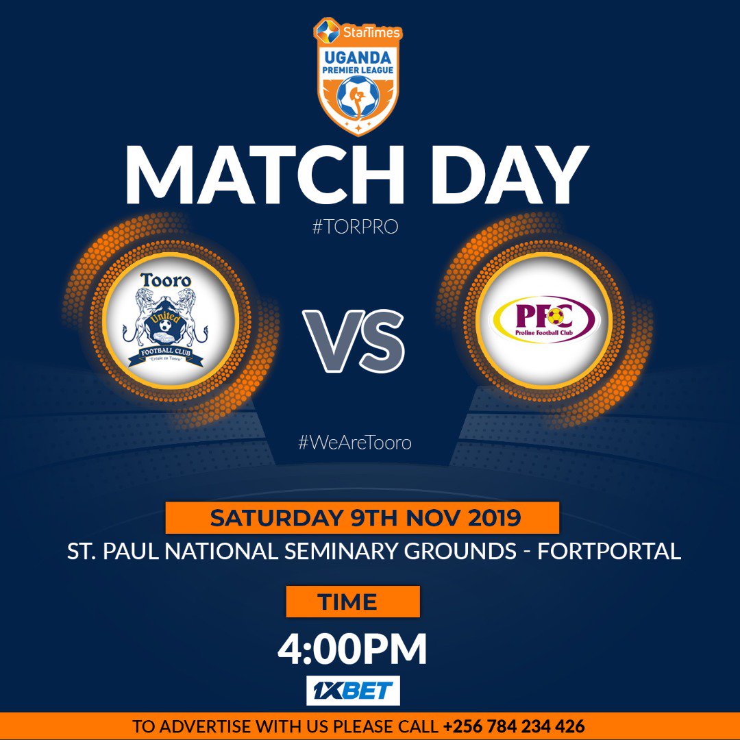 We are back home💪💪
Hey <a href="/ProlineFC/">Proline FootballClub</a>, hope <a href="/TeamMbararaCity/">Mbarara City FC Official</a> told you about what happens at the St. Paul National Seminary Grounds😎

Otherwise, see you soon🙈

#StarTimesUPL 
#TORPRO 
#WeAreTooro 
#1XBET 
#AfrikanaSportsBar