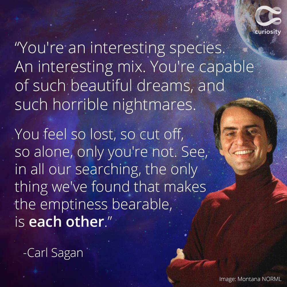 Happy birthday Carl Sagan! 